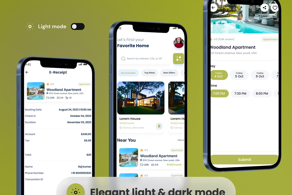 Pakhira Real Estate App UI Kit preview 5