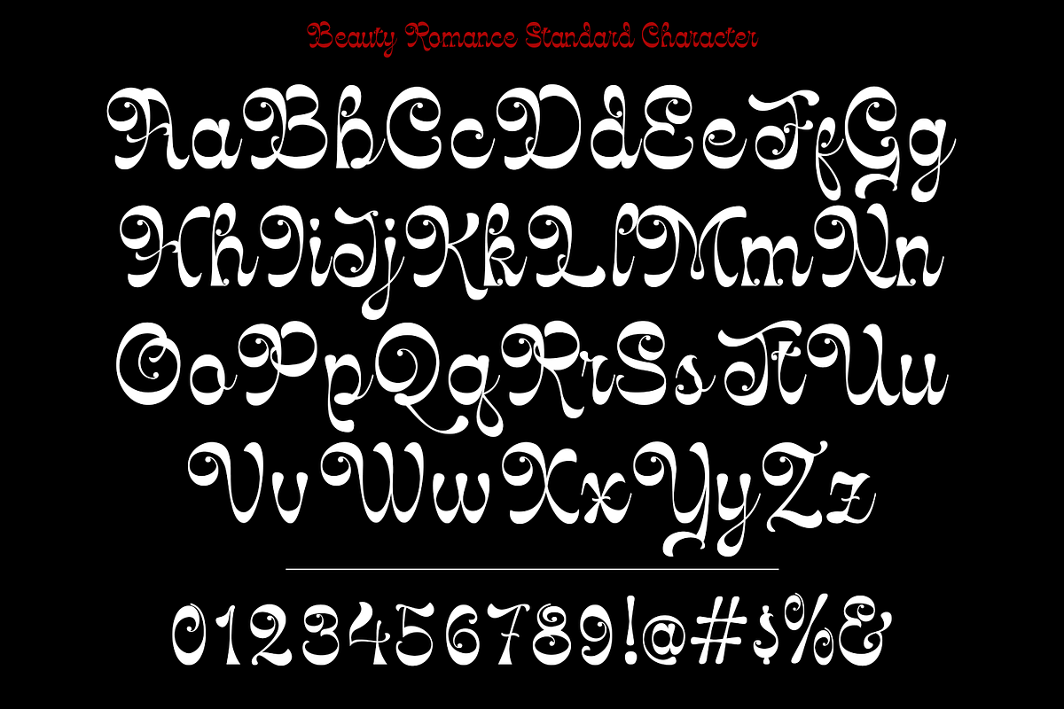 Beauty Romance Script, a Script Font by TypeClassHeroes (Photo 3 of 10)