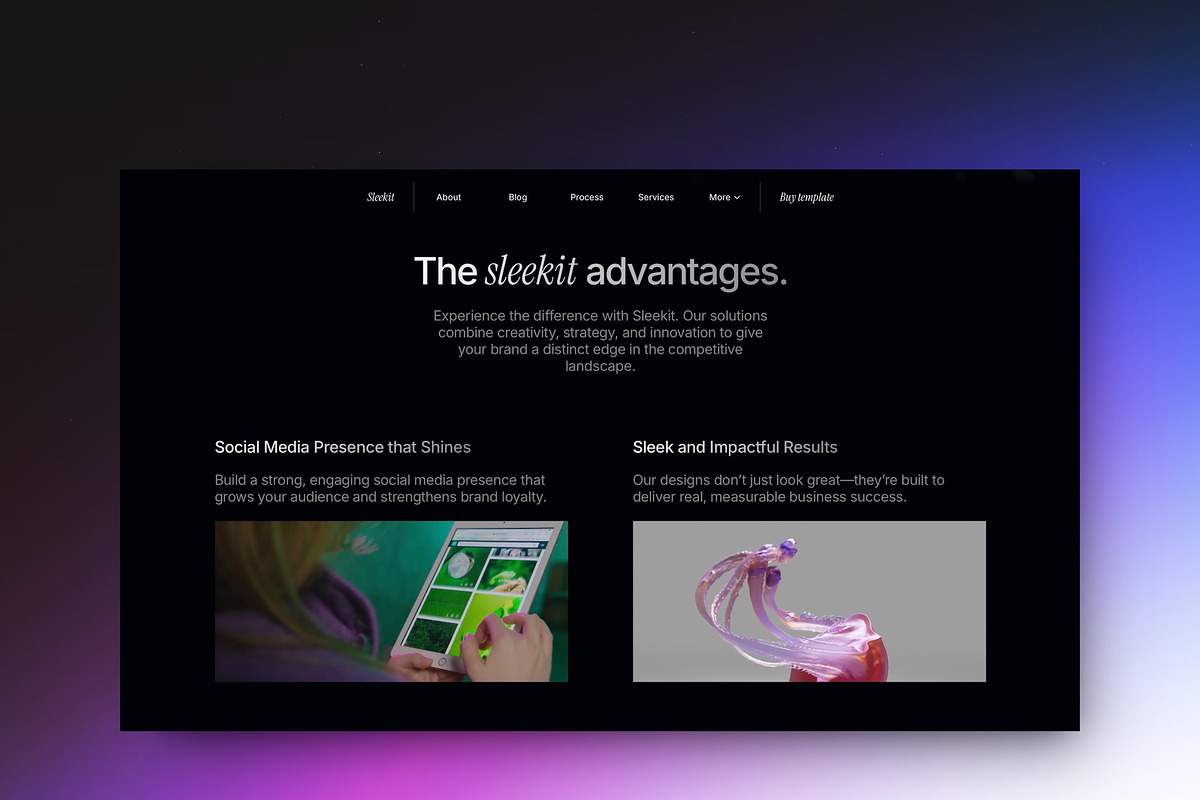 Sleekit — Framer Template, a Websites & App Template by The Pixel Hub (Photo 2 of 4)