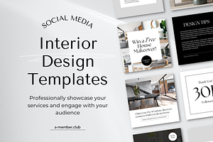 Interior Social Media Templates