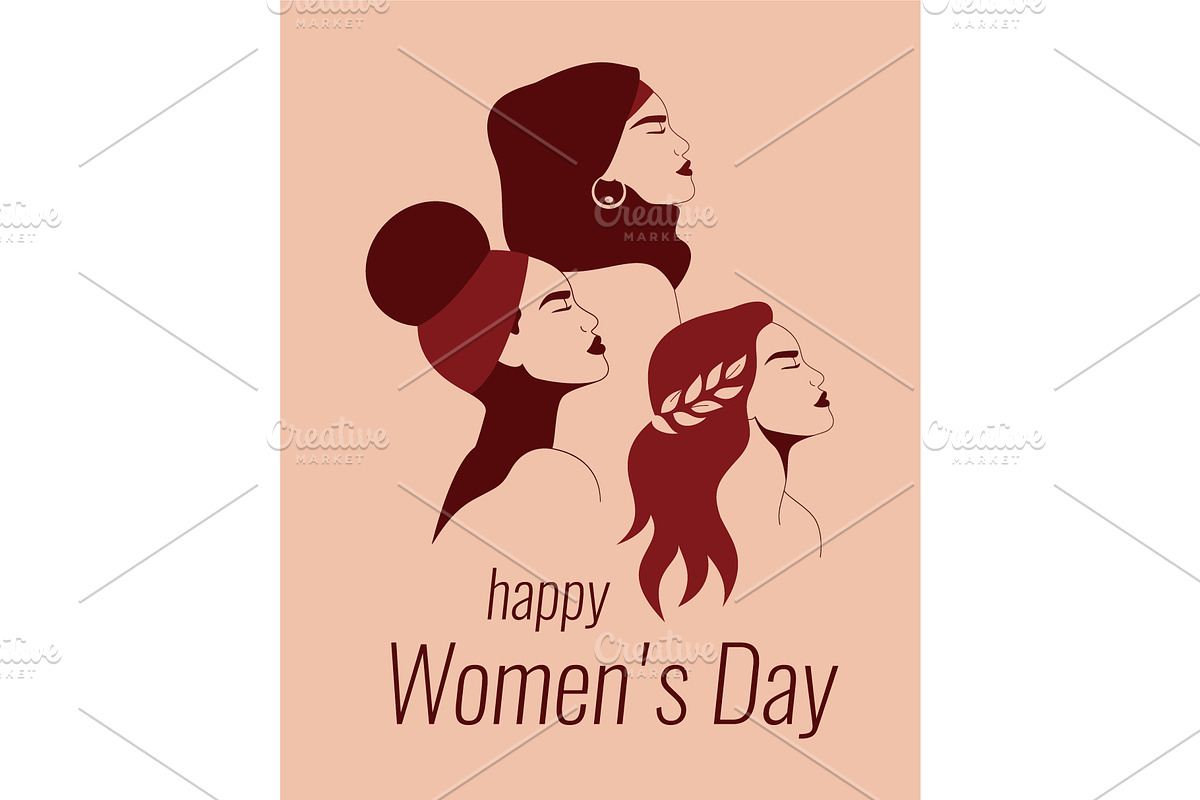 International Women's Day Cards, a Person Illustration by Mary Long (Photo 5 of 6)