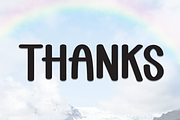 Monday Rainbow | Script Font, a Script Font by Scratchones (Thumbnail 8 of 8)