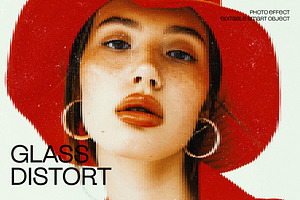 Glass Distort Photo Effect