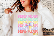New Year Coquette Bow Png, an Illustration by SinaCreation (Thumbnail 10 of 11)