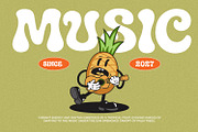 Gediol Paund Groovy Retro Font, a Sans Serif Font by Maulana Creative (Thumbnail 2 of 7)