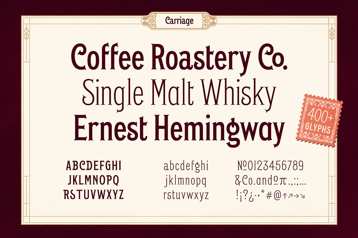 Classic Fonts & Illustration Bundle, a Font by Heritage Type Co. (Photo 5 of 12)