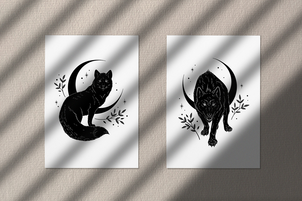 Familiar Spirits - 12 illustrations, an Animal Illustration by Croisy (Photo 7 of 7)