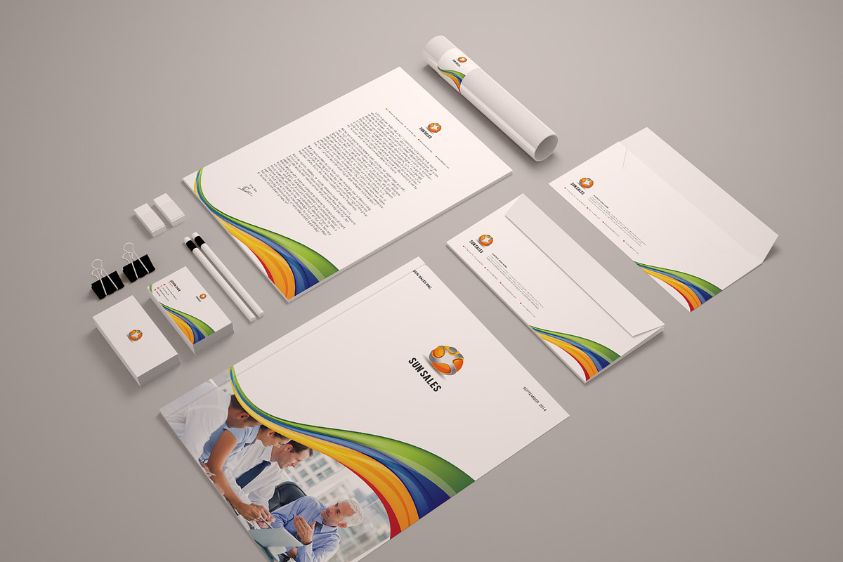 SunSales - Brand Identity, a Product Mockup by MusiqueDesigns (Photo 2 of 2)