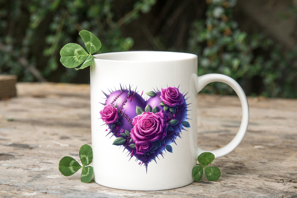 Halloween & Purple Roses Clipart, an Illustration by RobertsArt (Photo 7 of 7)