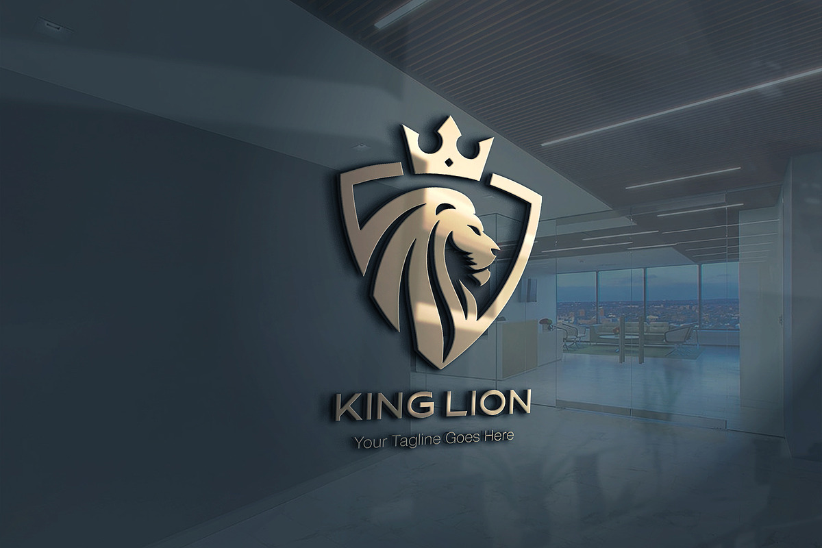 Royal Lion Logo Design, a Branding & Logo Template by YUDesignStore (Photo 3 of 9)