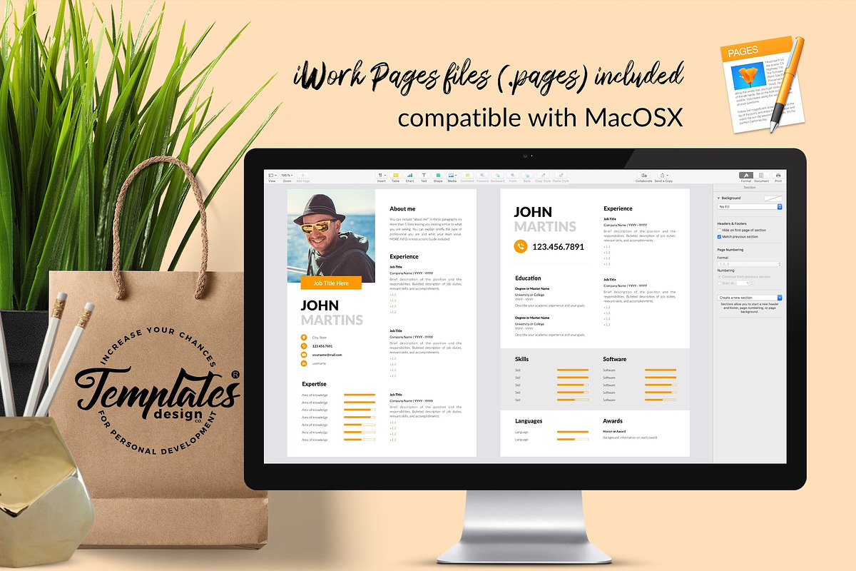 Modern Resume Design / CV - John, a Resume Template by Templates Design Co. (Photo 10 of 17)