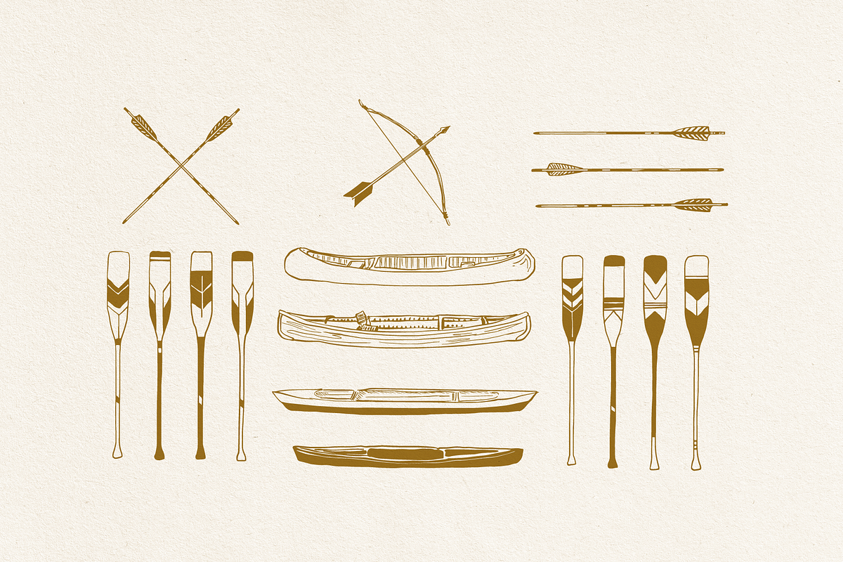 Camping Hand Drawn Illustrations, an Object Illustration by Antiquaria (Photo 8 of 14)