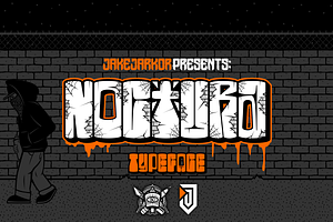 NOCTURNA | FONT + VECTOR FILES + PNG
