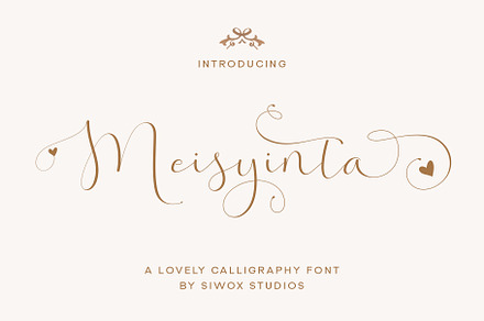 Meisyinta - A Romantic Font