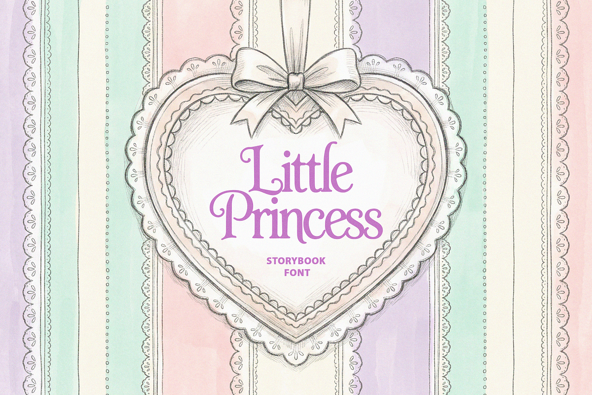 Little Princess Kids Font, a Serif Font by gafaroff studio (Photo 2 of 6)