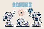 Sport Balls Retro Characters, a Sport Illustration by Alina Sh (Thumbnail 8 of 11)