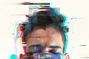 90 Glitch faces, a Person Illustration by Handmadefont (Thumbnail 60 of 94)