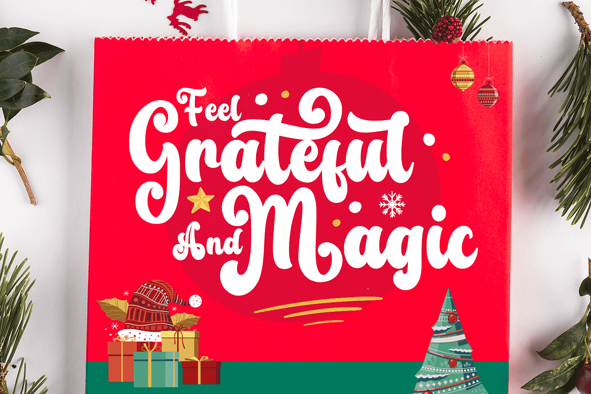 Christmas, a Script Font by Mozatype (Photo 7 of 10)