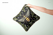 Silk Cushion with Braid Mockup Set, a Product Mockup by creatsy5 (Thumbnail 12 of 20)