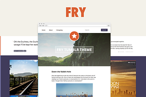 Fry – Responsive TUMBLR Theme, a Websites & App Template by Doctype