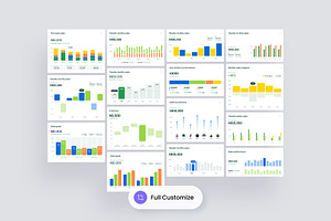 Figma Dashboard Bar Chart UI KIT