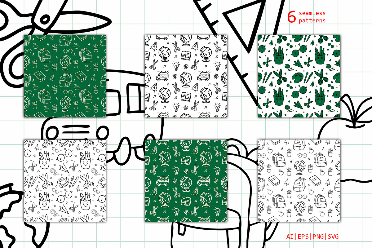 Back To School Whimsy Illustrations, an Education Illustration by SunnJaneArt (Photo 3 of 4)
