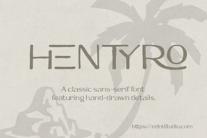 Hentyro – Sans Serif Font