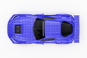 GT3 Race Car Performance Coupe Set, an Advertising Mockup by Halal Graphic Studio (Thumbnail 10 of 12)