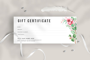 Gift Certificate, a Card Template by Amit Debnath