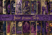 Major Arcana Tarot Cards Dark Boho, a Decorative Illustration by Fun Digital (Thumbnail 1 of 2)