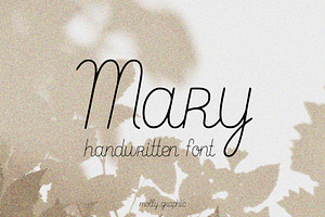 MARY Handwritten Font