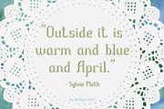 APRIL THREAD - Cross-Stitch Font, a Serif Font by alenaganzhela (Thumbnail 8 of 9)