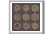Set of Round Snowflakes With Winter, an Object Illustration by FineArtStudio (Thumbnail 3 of 3)