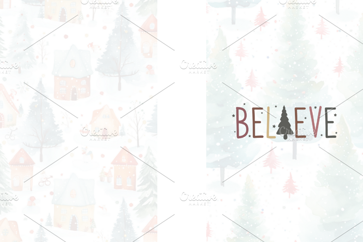 Christmas Card Design Bundle 13, a Card Template by Jay Major Designs (Photo 9 of 10)