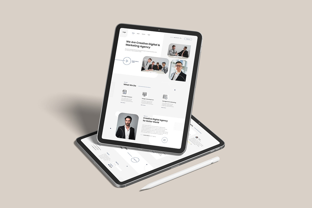 iPad Tablet Mockup Bundles, an iPad Mockup by Graphic Aesthetic (Photo 12 of 22)