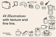 Bakery&Breakfast Illustrations, a Decorative Illustration by ginni illustrations (Thumbnail 2 of 6)