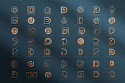 Letter D Logo Bundle Monogram Set, a Branding & Logo Template by Pixel Design (Thumbnail 3 of 7)