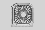 Fan 3d model, an Object 3D Model by fahad121 (Thumbnail 4 of 7)