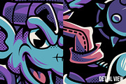 Let's Brawl Illustration, a Person Illustration by badsyxn (Thumbnail 3 of 5)