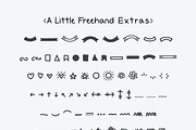 A Little Freehand Font, a Handwritten Font by Kassy (Thumbnail 3 of 10)