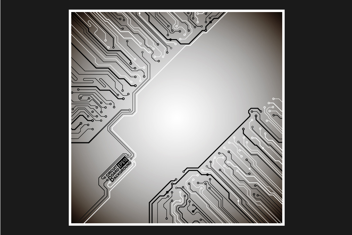 -50% Circuit boards backgrounds set, a Background Graphic by frost_newt (Photo 7 of 11)