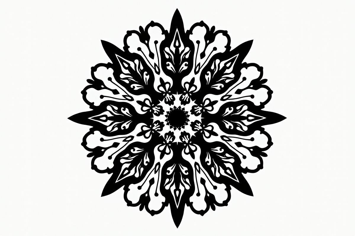 Mandala Laser Cut Files, an Illustration by balal (Photo 9 of 9)
