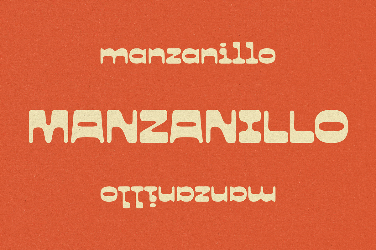 Manzanillo Typeface, a Sans Serif Font by Bone Idle Goods (Photo 1 of 3)