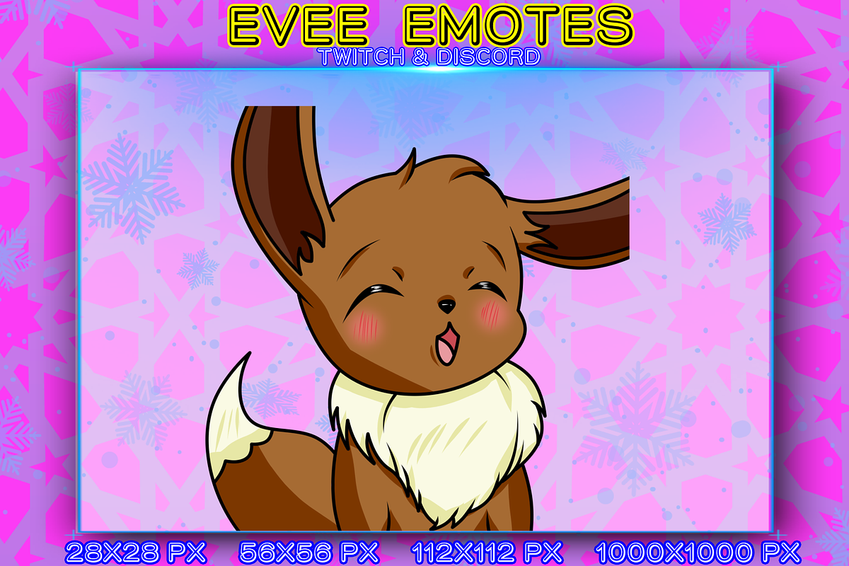 POKEMON EVEE EMOTES, an Animal Illustration by YUNGMOTS (Photo 5 of 6)