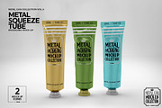 Metal Squeeze Tubes Packaging Mockup, a Packaging Mockup by INCDesign (Thumbnail 4 of 10)