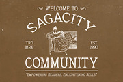 Kroine Rough, a Serif Font by Craft Supply Co. (Thumbnail 2 of 8)