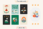 Springtime Clipart, an Illustration by by Margo (Thumbnail 3 of 8)