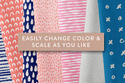 24 Hand Drawn Seamless Patterns, a Pattern Graphic by Type and Graphics Studio (Thumbnail 7 of 7)