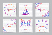 16 Boho cards, a Card Template by Alla_Ri_Shop (Thumbnail 3 of 4)