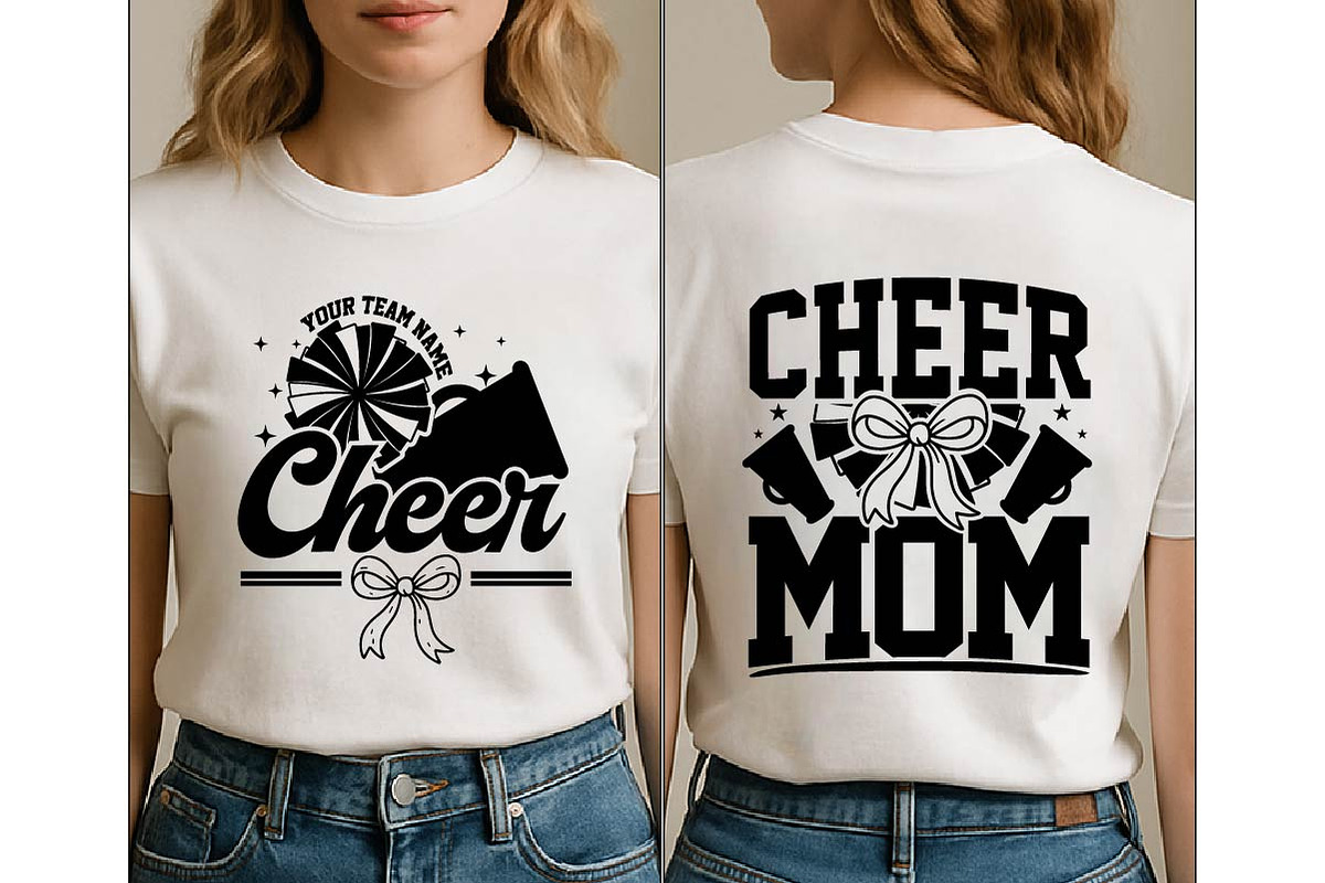 Cheer Mom Shirt Svg Png Bundle, an Object Graphic by Digi_Design_World (Photo 3 of 8)